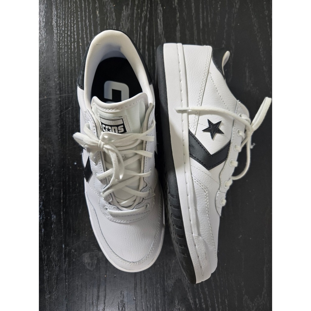 Converse CONS AS-1 Pro White Black Leather Skate Shoes Sneakers Mens 8